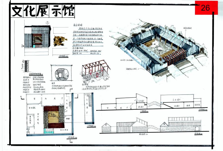 二等獎:泰安市“英豪杯”建筑創(chuàng)意設(shè)計(jì)技能競賽(圖2)